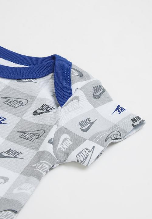 Nike - Nhb nsw checkerboard 3 piece set - grey & navy 