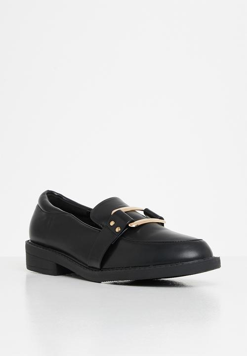 Jada - Metal detail loafer - black