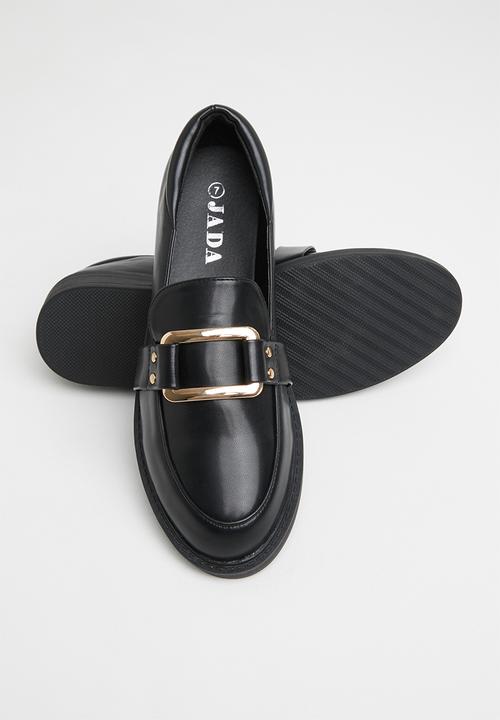 Jada - Metal detail loafer - black