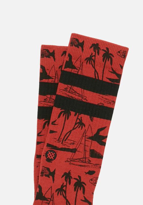 Stance Socks - Jjf voyage socks - red