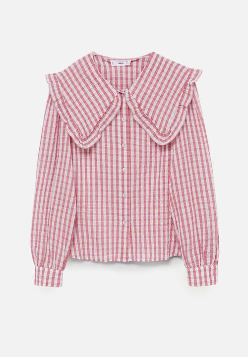 MANGO - Blouse babi - pink