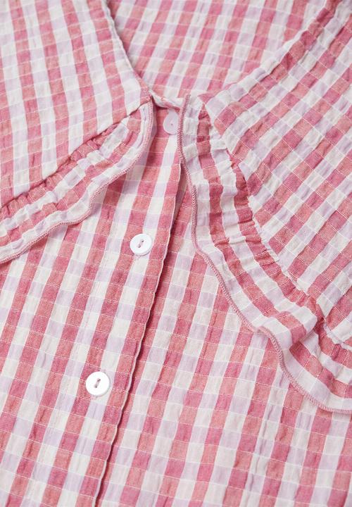 MANGO - Blouse babi - pink