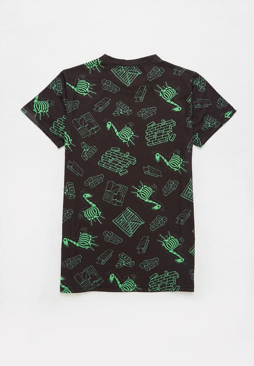 Rebel Republic - Fortnite xray aop tee - black