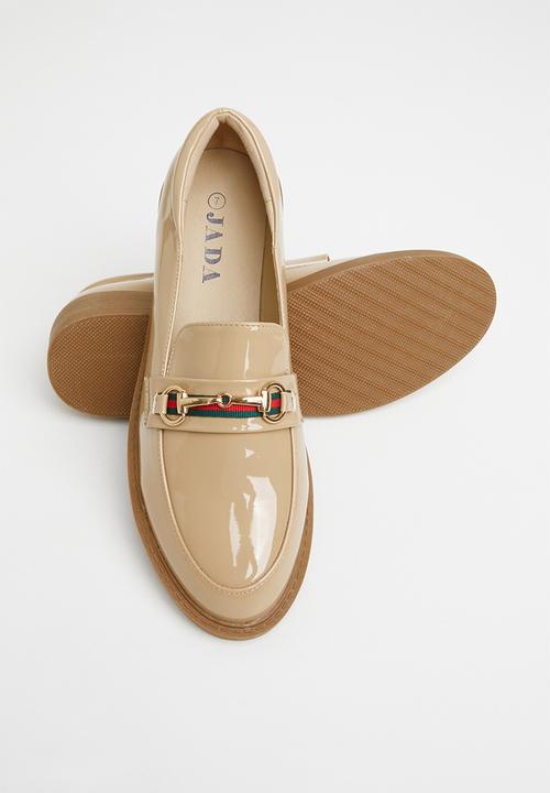 Jada - Chain detail loafer - beige