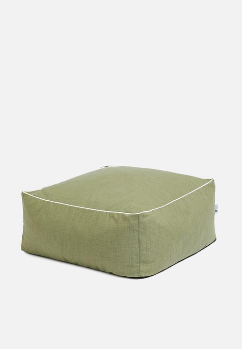 Sixth Floor - Sage floor cushion - green
