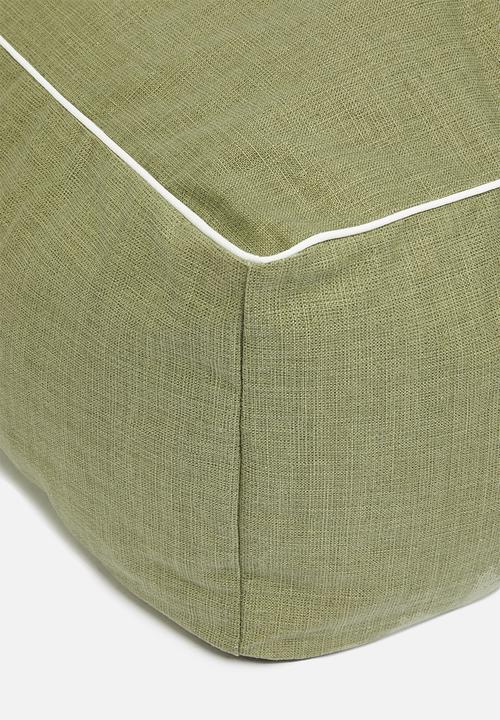 Sixth Floor - Sage floor cushion - green