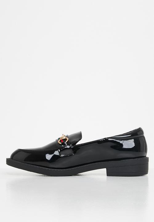Jada - Chain detail loafer - black