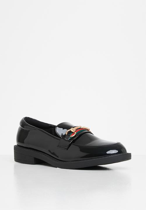 Jada - Chain detail loafer - black