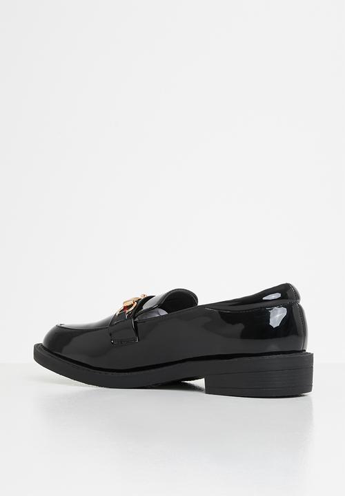 Jada - Chain detail loafer - black