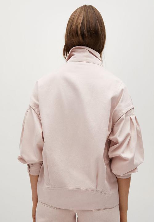 MANGO - Jacket eureka - light pastel pink