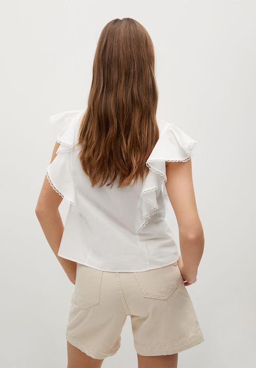 MANGO - Blouse lili - white