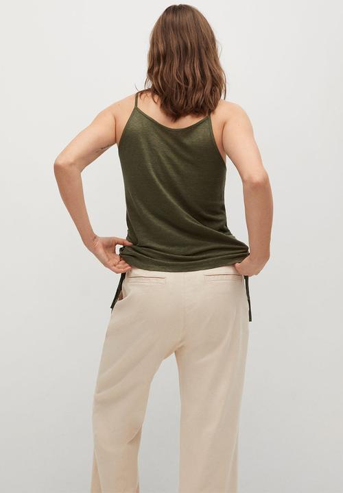 MANGO - Blouse lito - green
