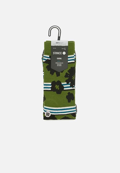 Stance Socks - Berner socks - olive