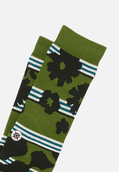 Stance Socks - Berner socks - olive