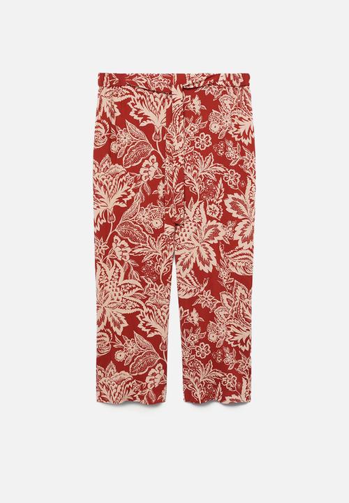 Violeta by Mango - Plus trousers colombia - red