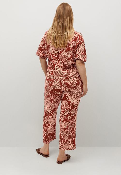 Violeta by Mango - Plus trousers colombia - red