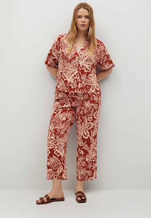 Violeta by Mango - Plus trousers colombia - red