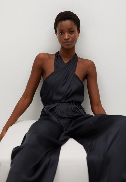 MANGO - One-piecesuit twisted - black