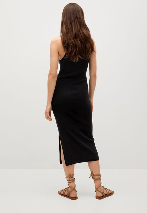 MANGO - Dress rosso - black