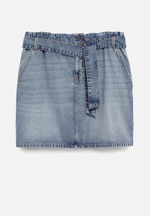 Violeta by Mango - Plus skirt paula - blue
