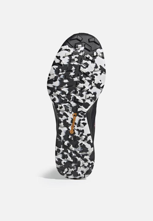 adidas Performance - Terrex speed flow - core black/crystal white/solar yellow