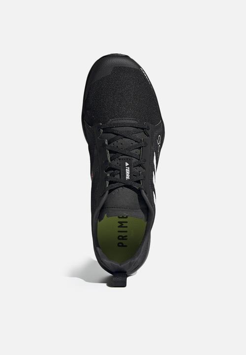 adidas Performance - Terrex speed flow - core black/crystal white/solar yellow