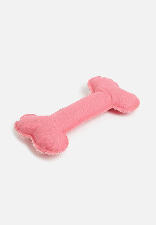 Pet Collection - Bone toy with squeaker - pink