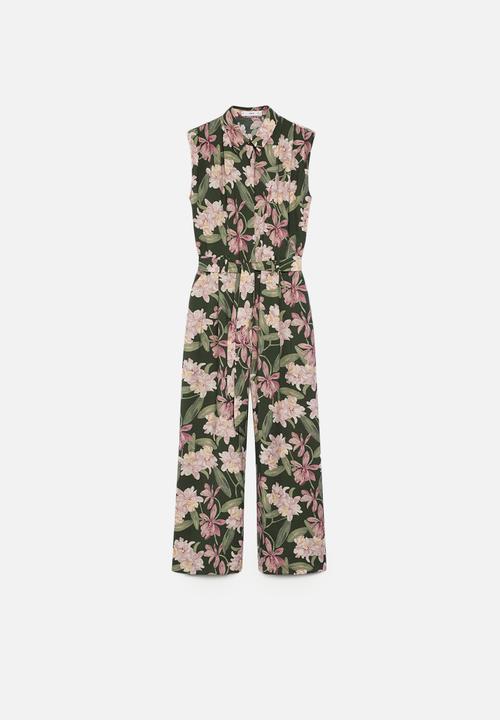 MANGO - One-piecesuit lula - green