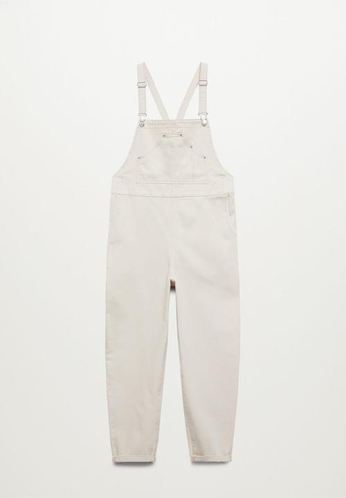 MANGO - Dungaree sagnes - light beige