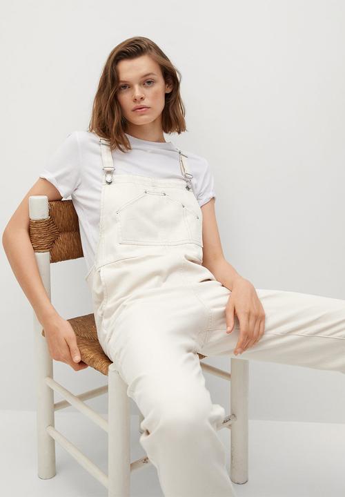 MANGO - Dungaree sagnes - light beige