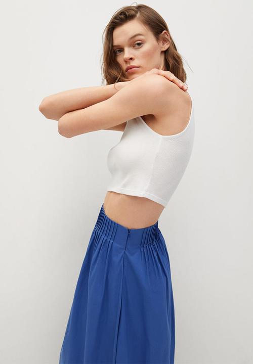 MANGO - Skirt agnes - blue
