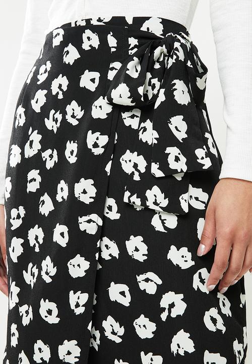 Glamorous - Petite skirt - black & white