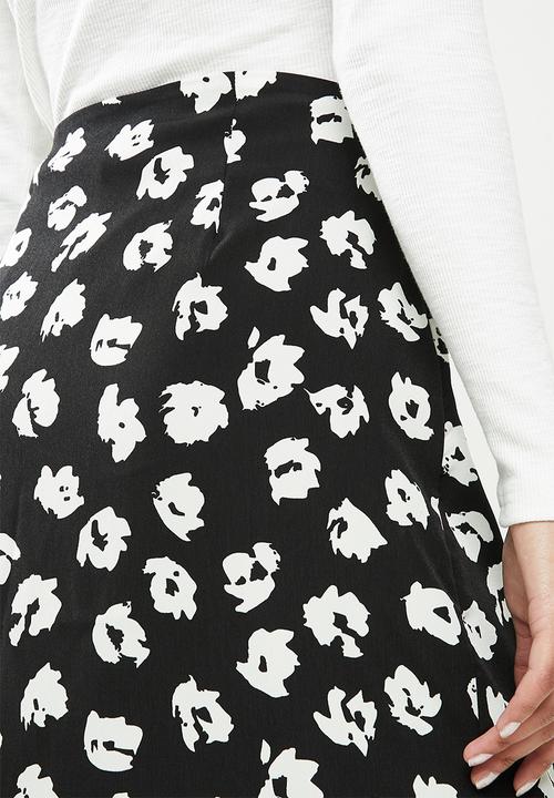 Glamorous - Petite skirt - black & white