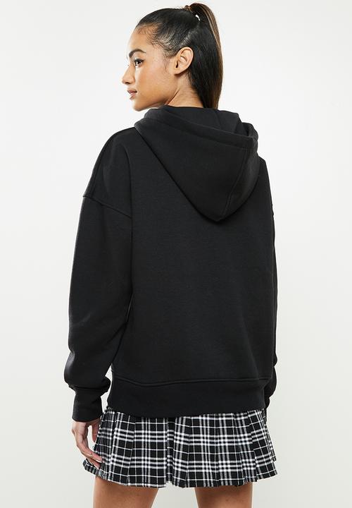 Missguided - Petite basic hoodie - black