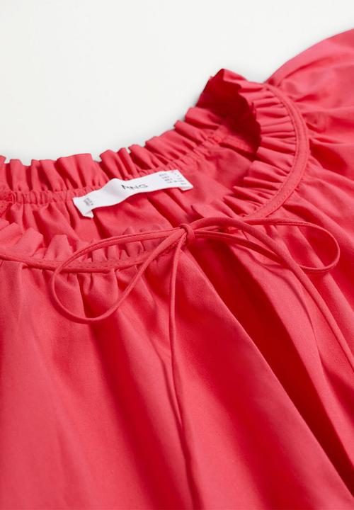 MANGO - Blouse deep - bright pink