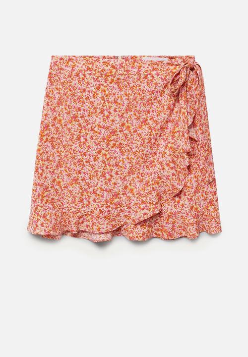 MANGO - Skirt delfos - pink