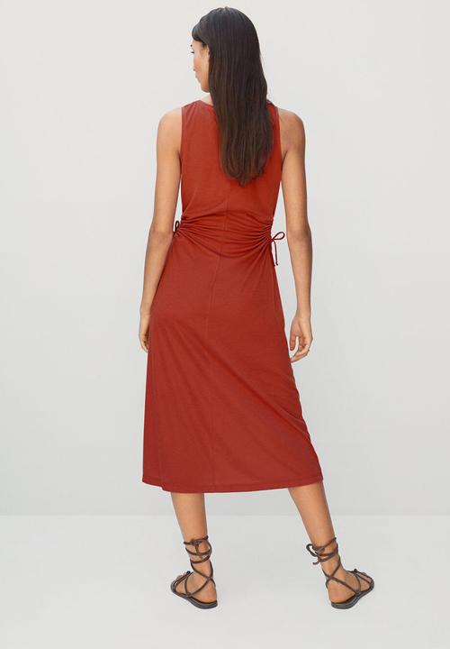 MANGO - Dress gabi - rust
