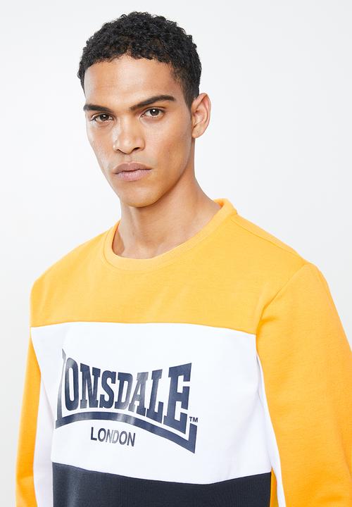 Lonsdale - Block fleece sweater - multi