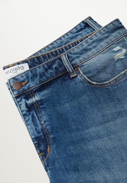 Violeta by Mango - Plus jeans claudia - blue