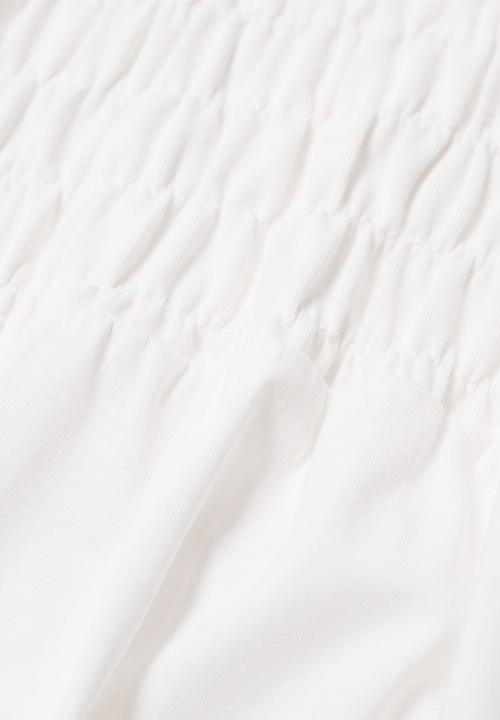 MANGO - Dress sandi - white