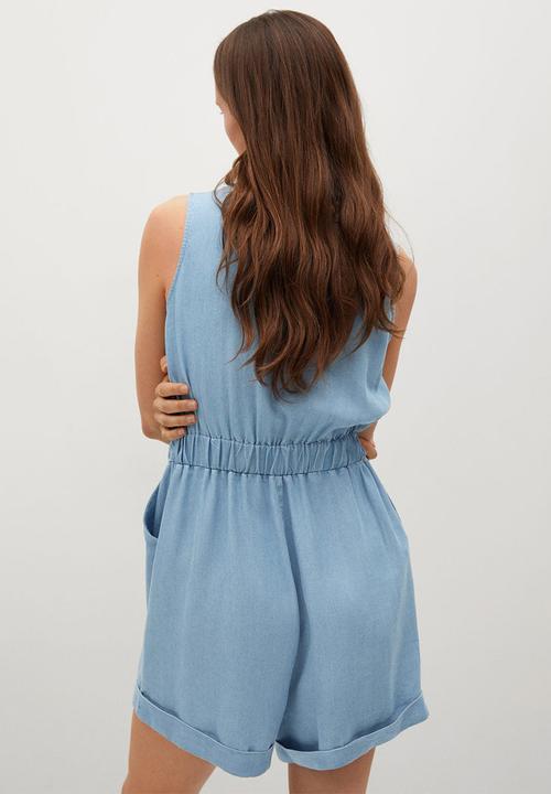 MANGO - Playsuit badu - blue