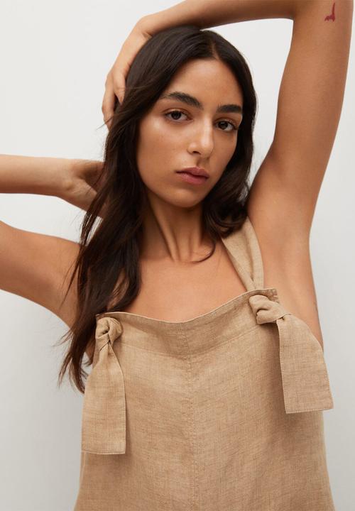MANGO - One-piecesuit ines - light beige