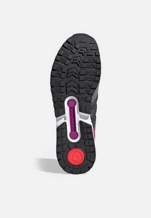 adidas Originals - ZX 10,000 C - grey/sonic fuchsia/semi solar slime