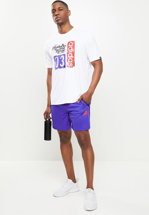 adidas Performance - Fto graphic tee - white