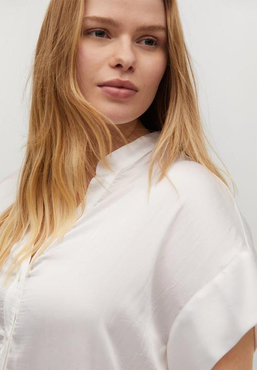 Violeta by Mango - Plus blouse ruthi - white