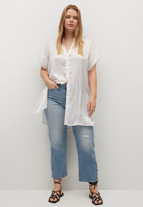 Violeta by Mango - Plus blouse ruthi - white