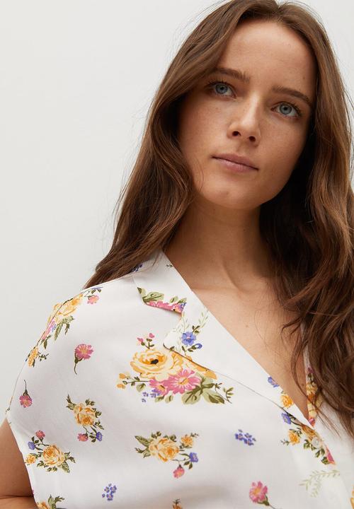 MANGO - Shirt shirty - light beige