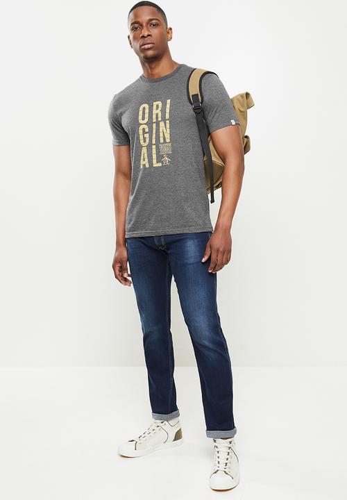Original Penguin - Tall penguin tee - grey