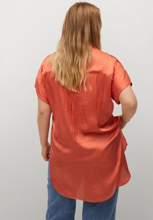 Violeta by Mango - Plus blouse ruthi - bright red
