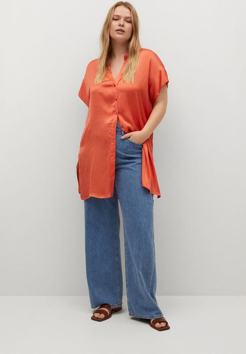 Violeta by Mango - Plus blouse ruthi - bright red